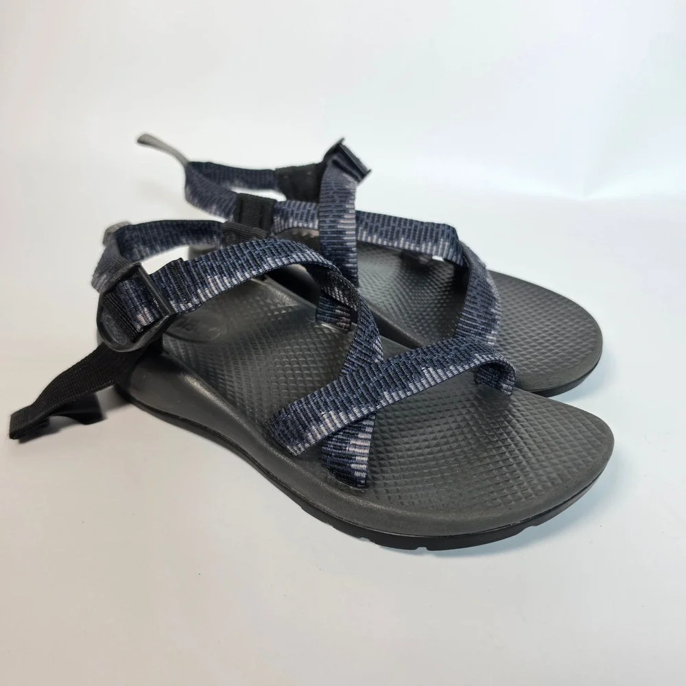 Chaco Z/1 EcoTread Sandals Kids 4 Amp Navy Strappy Outdoor Hiking